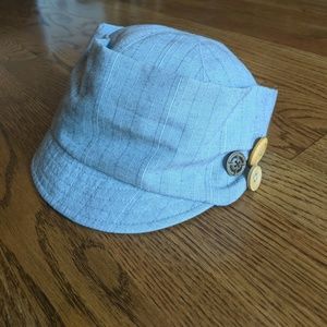 Newspaper boy style hat/cap